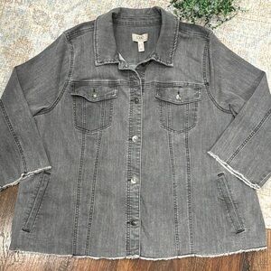 LOGO Lori Goldstein jean jacket